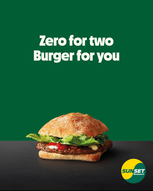 Sunset Zero for Two, Burger For You blev udløst