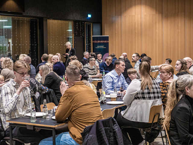 Fuldt hus og god stemning til partnerarrangement ved Randers Cimbria
