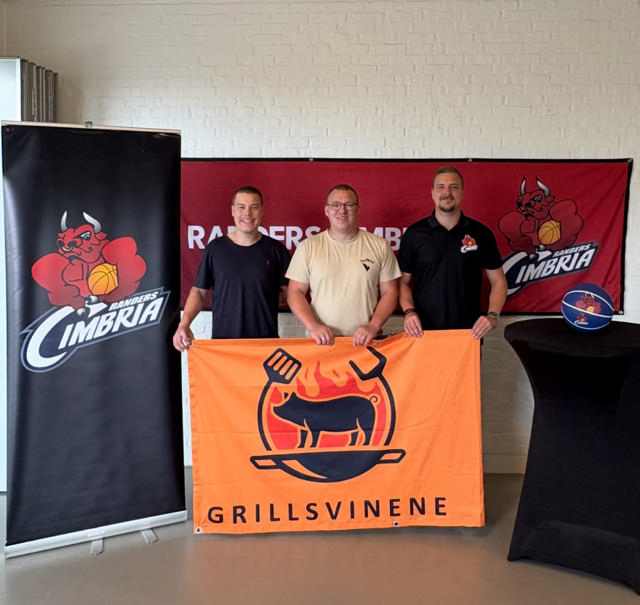Grillsvinene er ny Platinpartner i Randers Cimbria